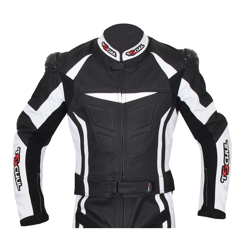 Pánské kalhoty Tschul 748 černo-bílé výprodej