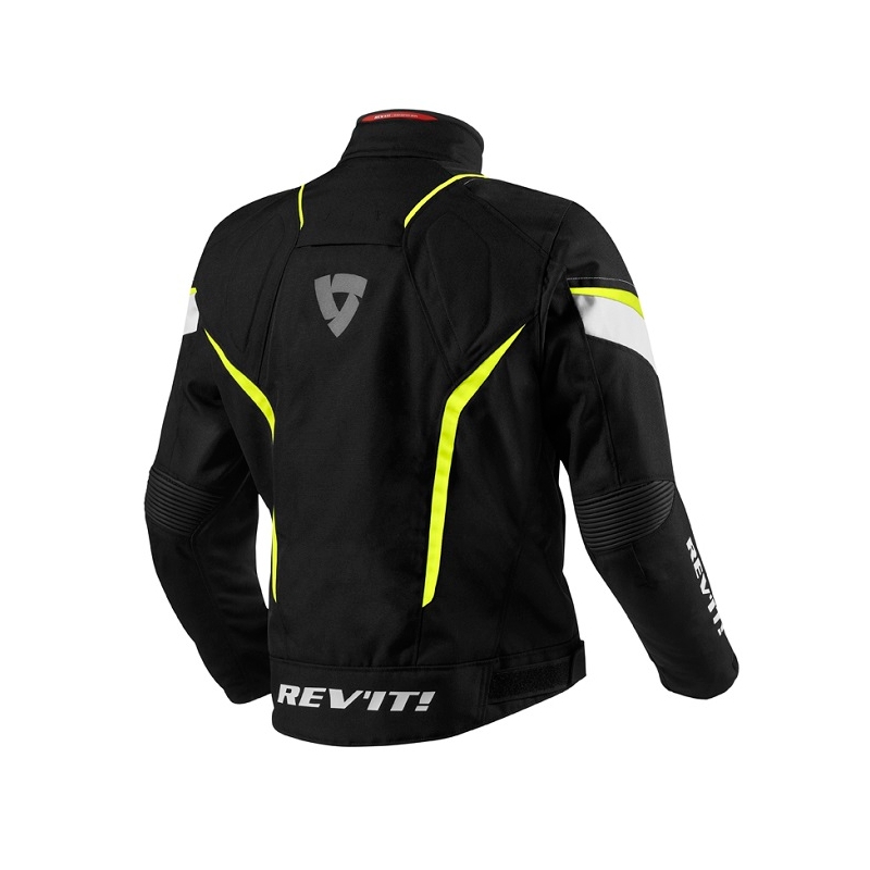 Bunda na motorku Revit Jupiter černo-fluo žlutá výprodej