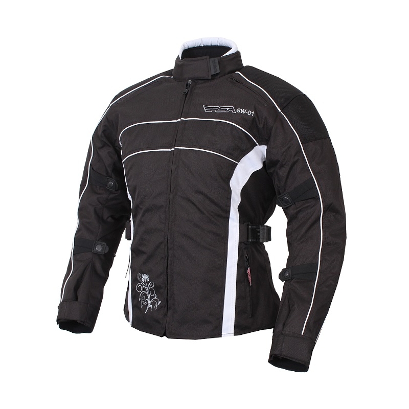 Combinaison moto pour femme RSA SW-01 blanc - 2 pièces soldes