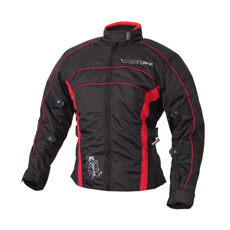 Combinaison moto femme RSA SW-01 rouge - 2 pièces soldes