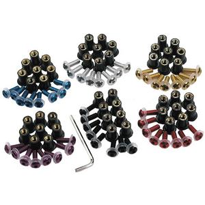 Jeu de vis pour plexiglas Oxford argent