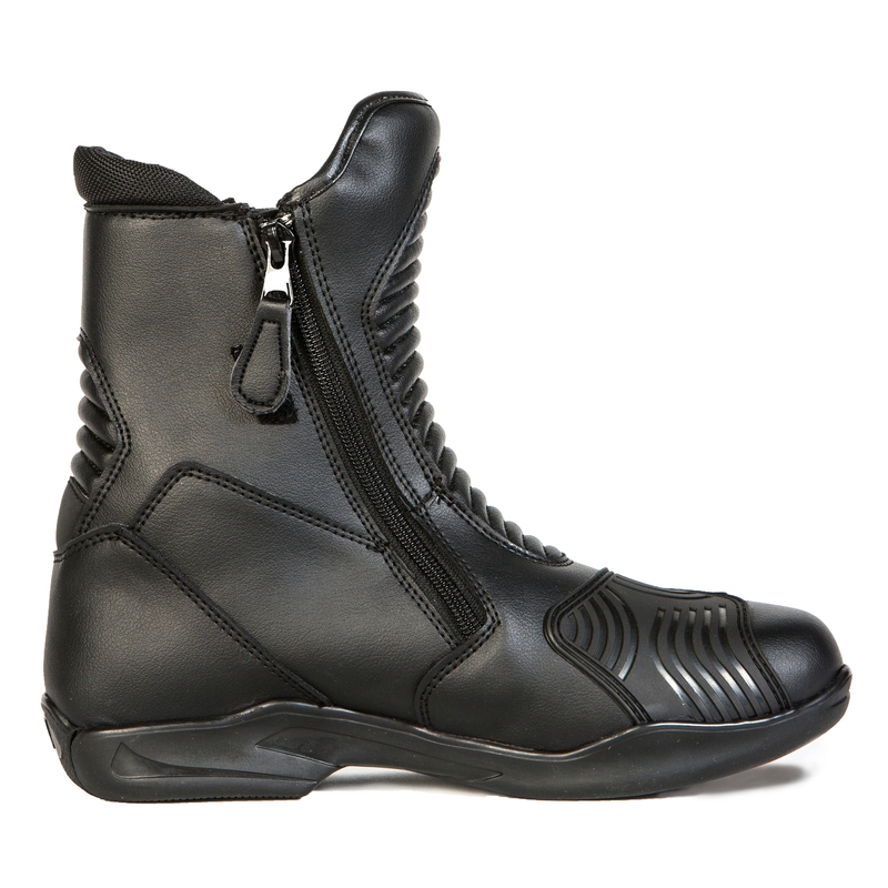 Bottes de moto noires Rebelhorn Rio