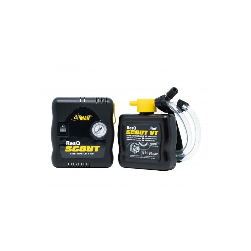 Kit de réparation automatique de pneus airMAN ResQ Scout VT MOTO