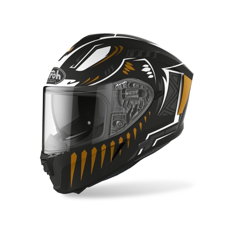 Integrální přilba Airoh Spark Vibe černo-bílo-zlatá