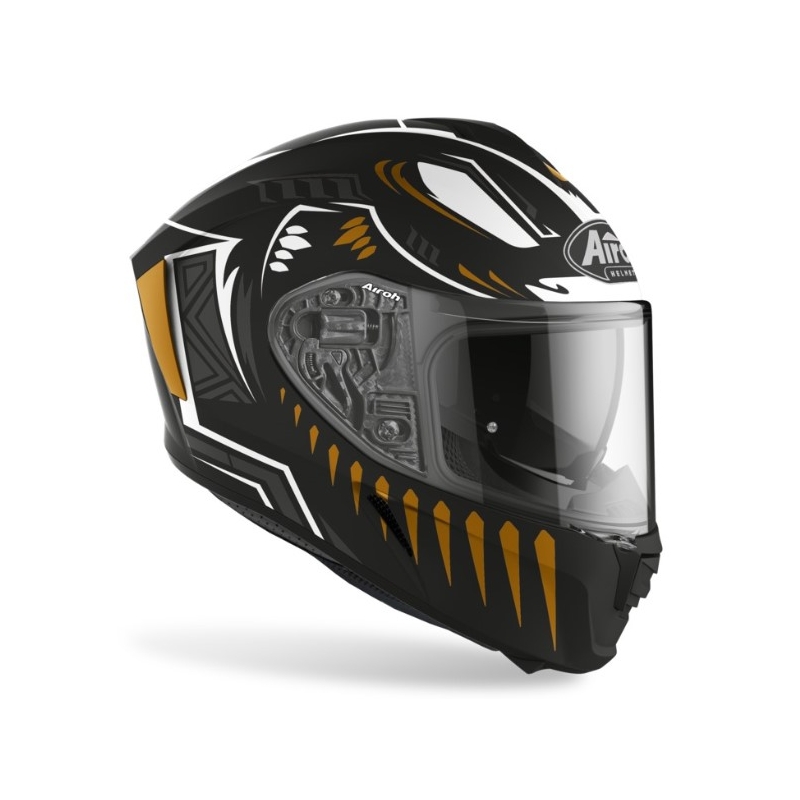 Integrální přilba Airoh Spark Vibe černo-bílo-zlatá