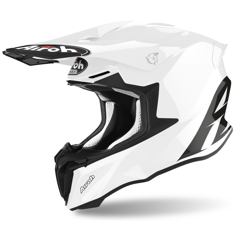 Casque motocross Airoh Twist Color blanc