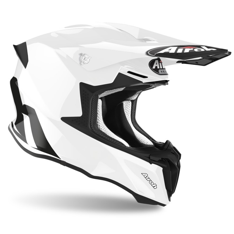 Casque motocross Airoh Twist Color blanc