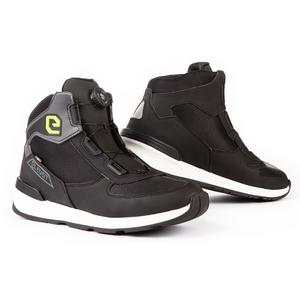 Bottes de moto Eleveit Tank Air noir-jaune fluo soldes
