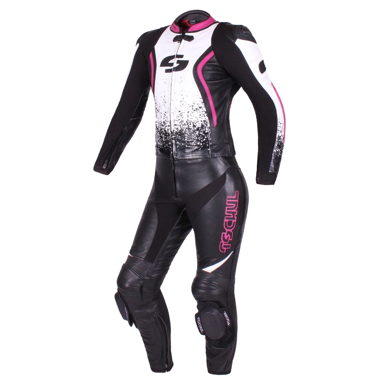 Combinaison Tschul 586 noir-blanc-rose pour femmes soldes