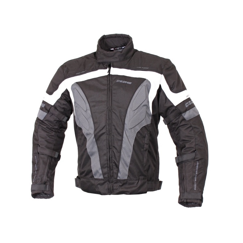 Moto bunda Ozone Delta 2 černo-bílá výprodej