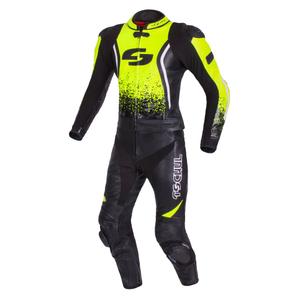 Combinaison Tschul 585 noir-jaune fluo pour hommes soldes
