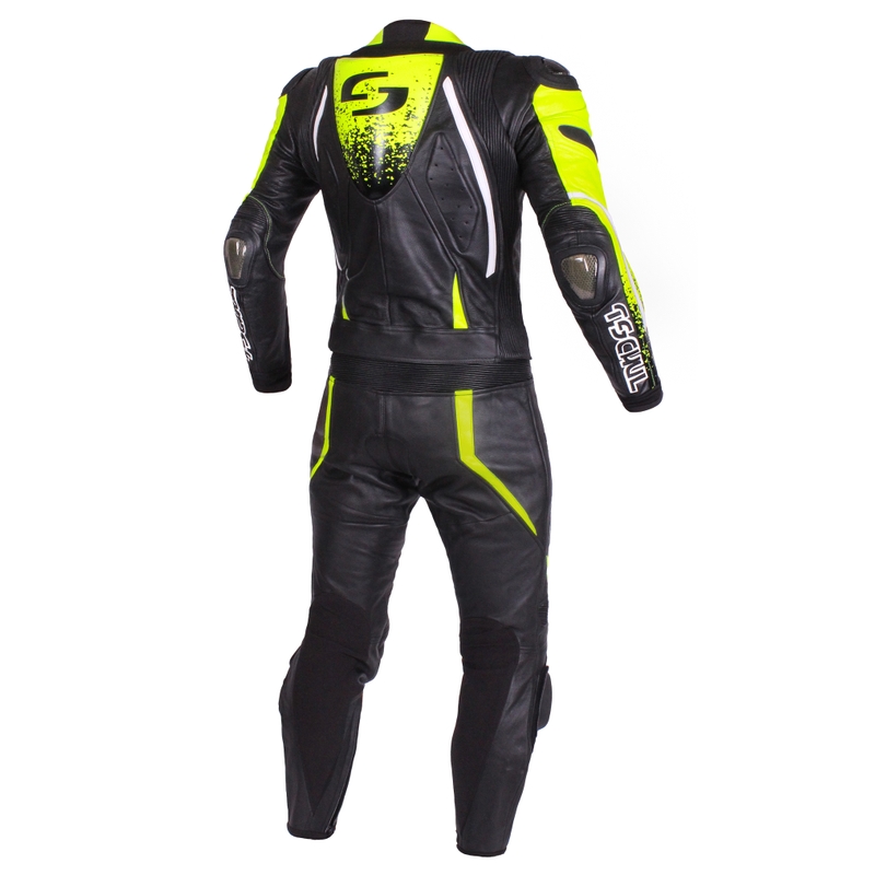 Combinaison Tschul 585 noir-jaune fluo pour hommes soldes