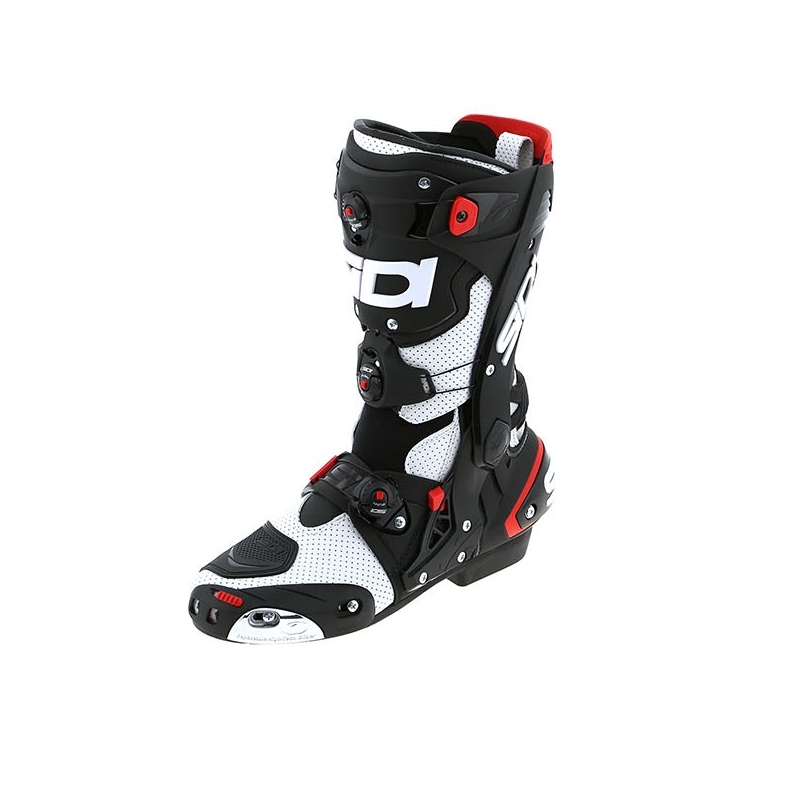 Bottes de moto SIDI REX Air blanc-noir soldes