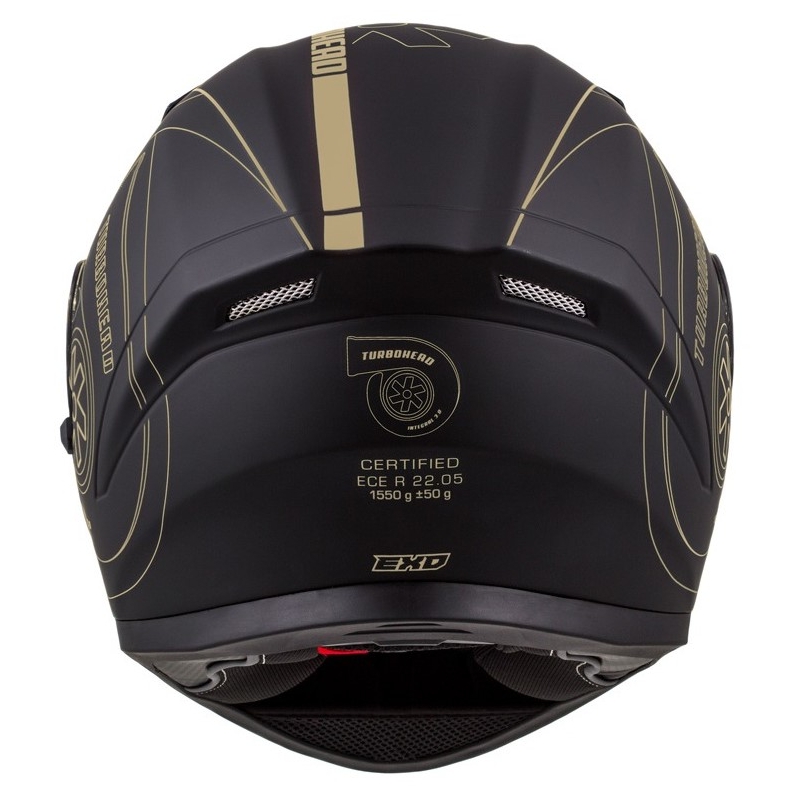 Casque Integral Cassida Integral 3.0 Turbohead noir-or
