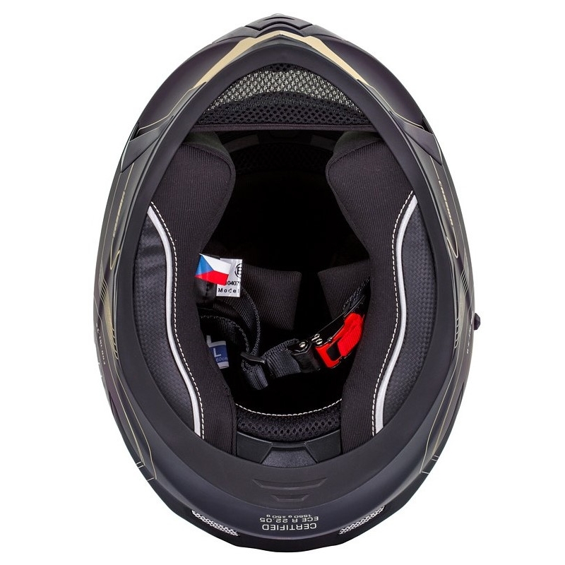 Casque Integral Cassida Integral 3.0 Turbohead noir-or