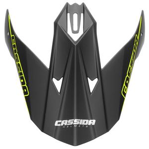 Cassida Libor Podmol noir-gris-jaune fluo visière pour casque enfant