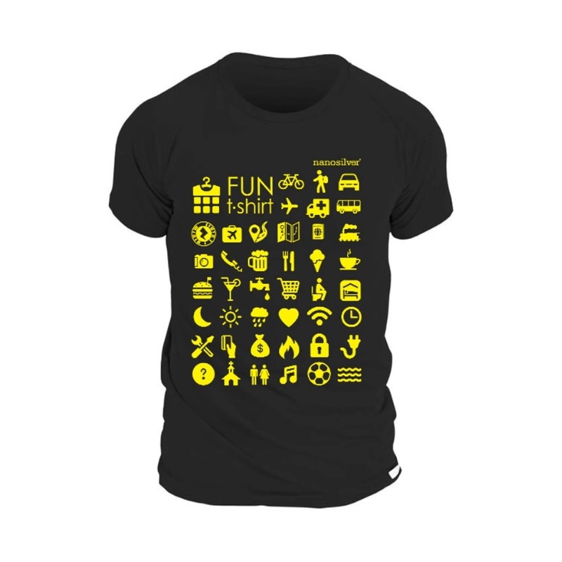 T-shirt nanosilver Travel Classic noir
