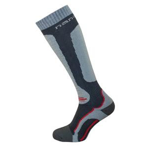 Chaussettes Nanosilver® noir-gris-rouge