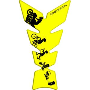 Couvercle du réservoir de carburant Impression - Jaune fluo lunaire