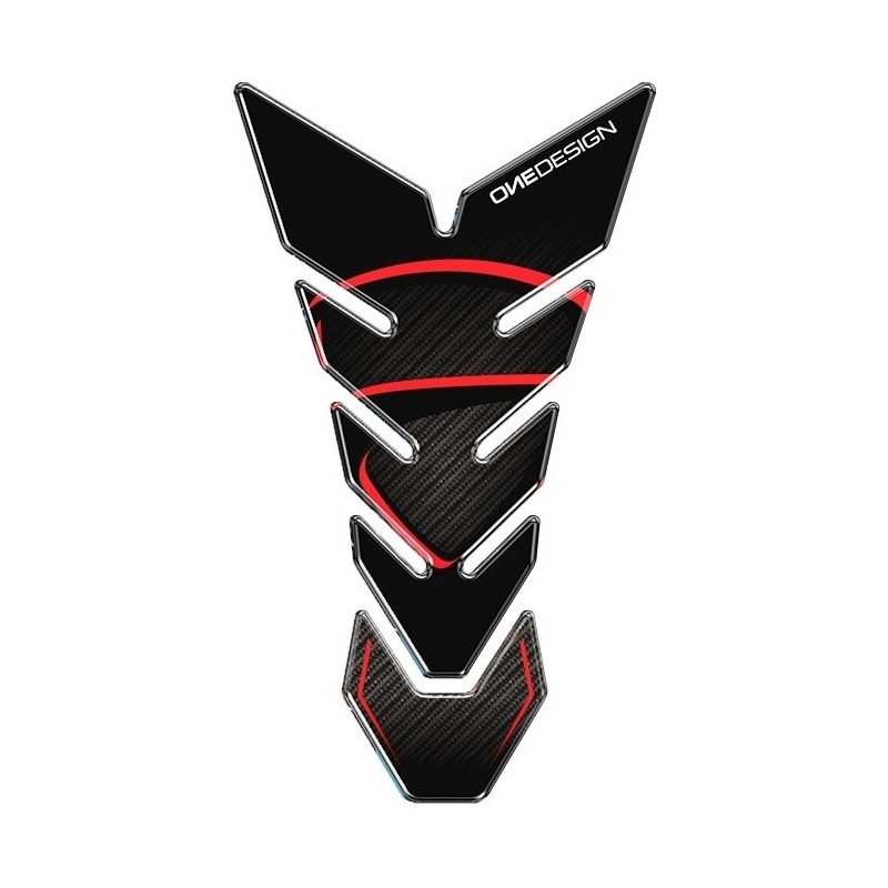 Couvercle du réservoir de carburant Print - Black Edition noir-rouge