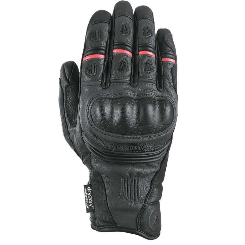 Oxford Advanced Mondial gants moto court noir
