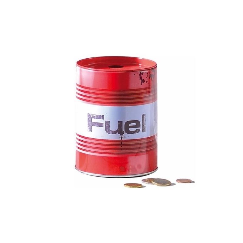 Plechová pokladnička Fuel