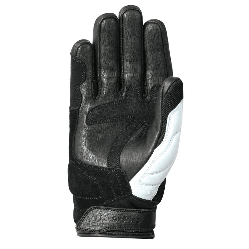Gants de moto Oxford RP-6S noir-rouge-blanc