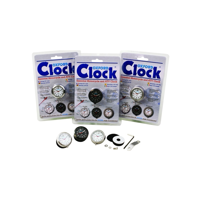 Horloge analogique Oxford argent