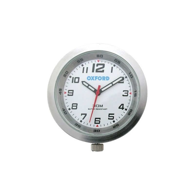 Horloge analogique Oxford argent