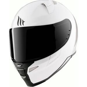 MT Revenge 2 Solid White Gloss Integral Motorcycle Helmet soldes