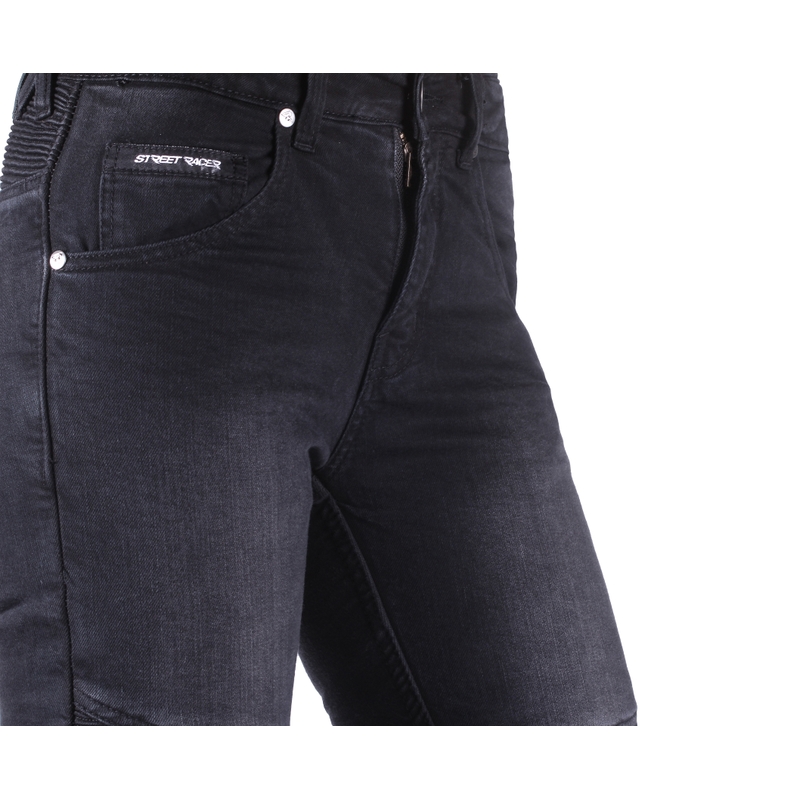Street Racer Spike II Jeans CE slim fit pour femmes, noir