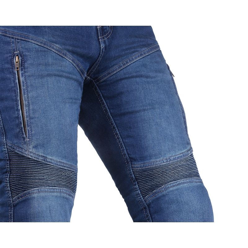 Street Racer Basic II CE Bleu Jean moto court