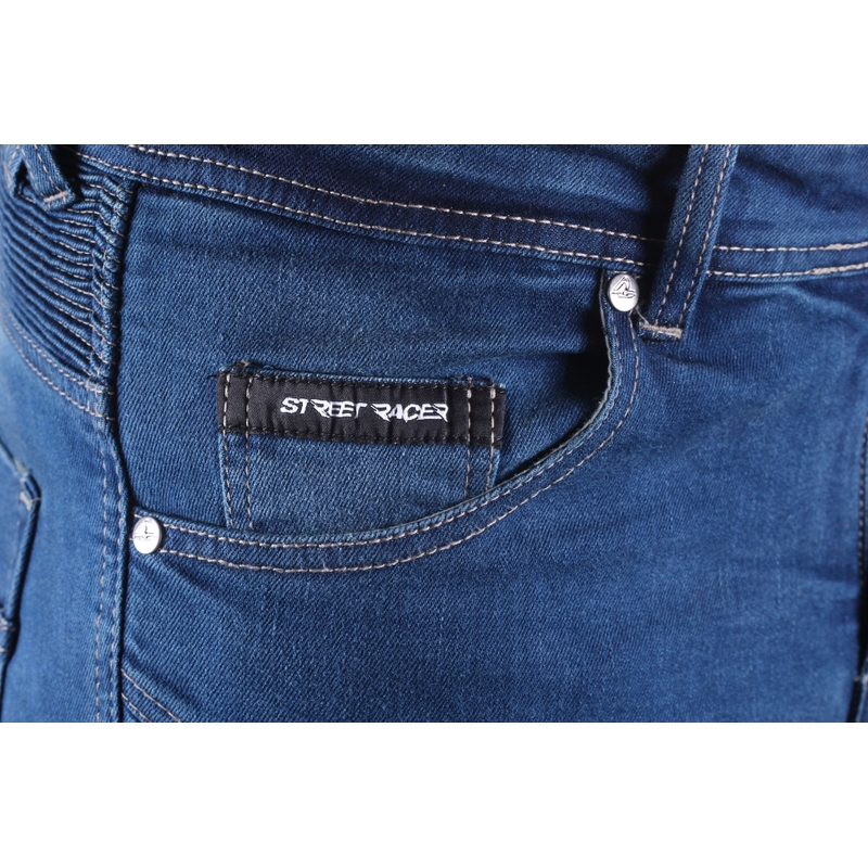 Street Racer Basic II CE Bleu Jean moto court