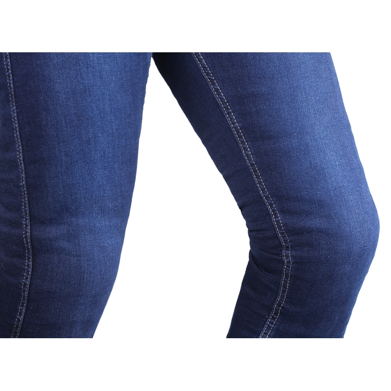 RSA Route CE Blue Cropped Motorcycle Jeans
