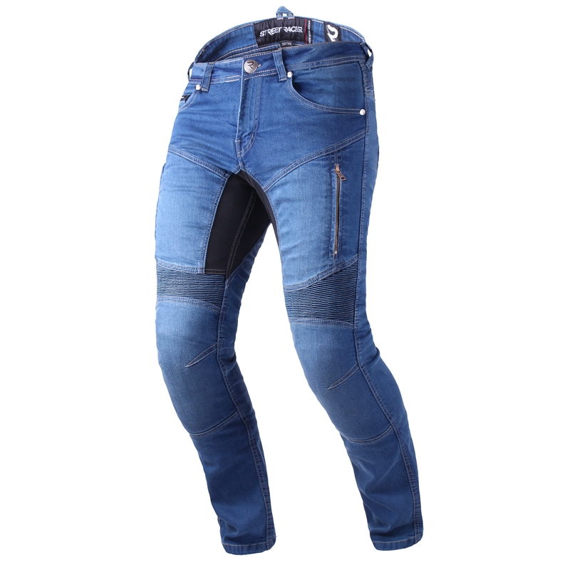 Street Racer Stretch II CE Bleu Extended Motorcycle Jeans