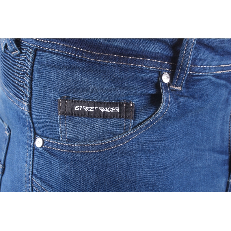 Street Racer Stretch II CE Bleu Extended Motorcycle Jeans