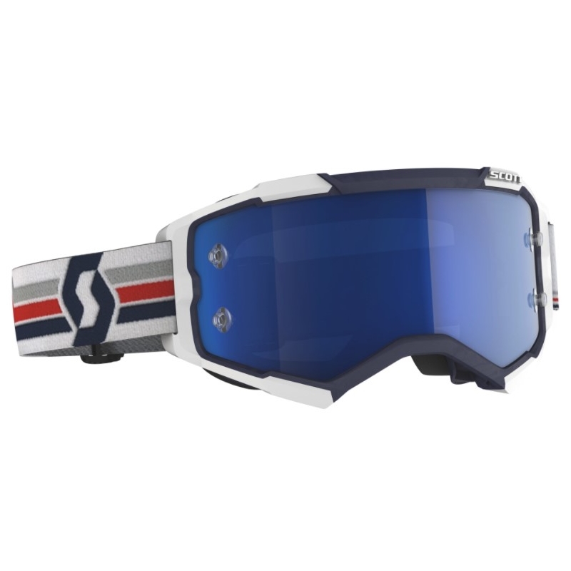 Motokrosové brýle SCOTT Fury modro-bílé