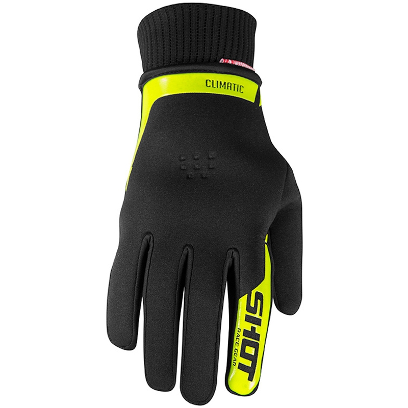 Gants motocross Shot Climatic noir-jaune fluo soldes