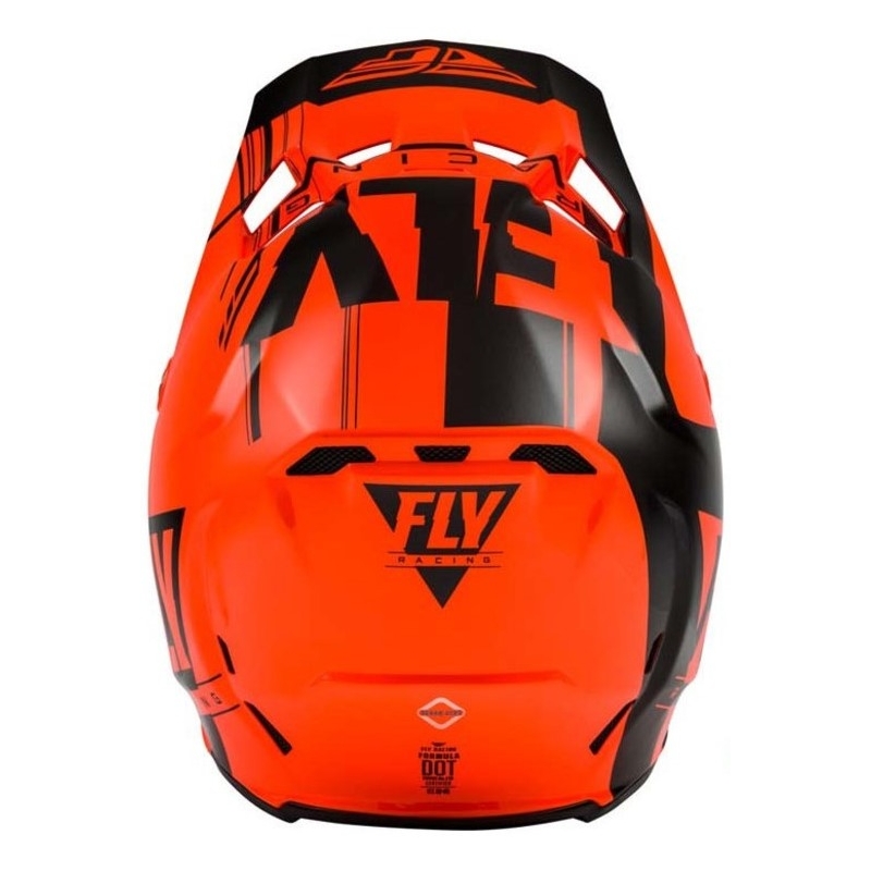Motokrosová přilba FLY Racing Formula Vector černo-fluo oranžová