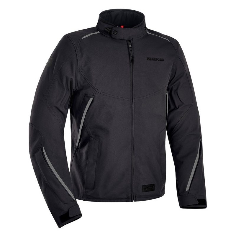 Oxford Advanced Hinterland Black Motorcycle Jacket soldes
