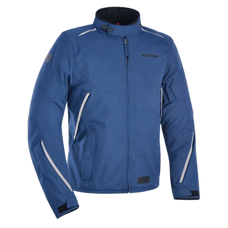 Veste moto Oxford Advanced Hinterland bleu-noir soldes