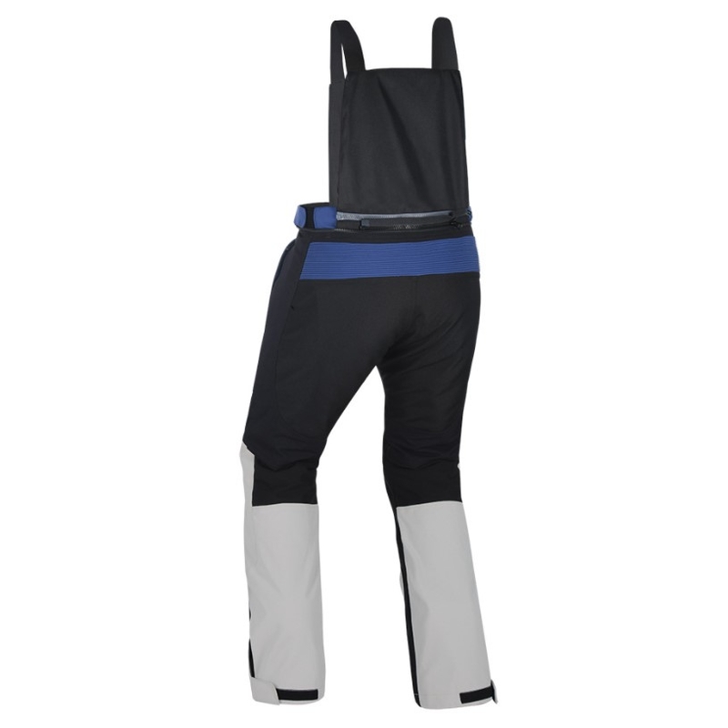 Pantalon de moto Oxford Advanced Mondial gris, noir et bleu soldes