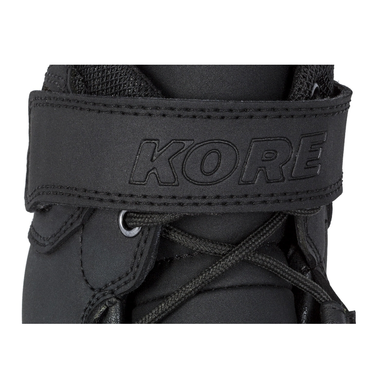 Bottes de moto Kore Velcro 2.0 noires
