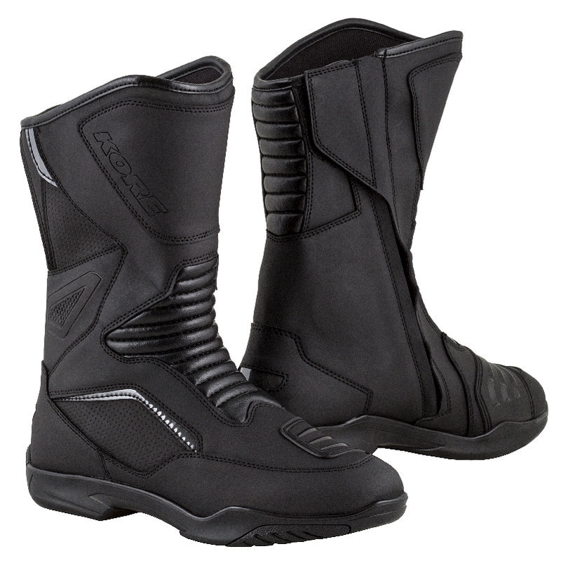Bottes de moto Kore Touring Long Flex noires
