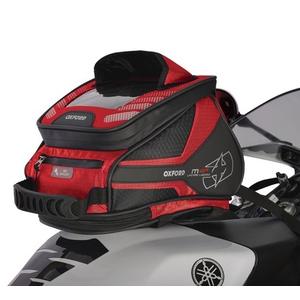 Sacoche et sacoche Oxford M4R Tank 'n' Tailer noir et rouge