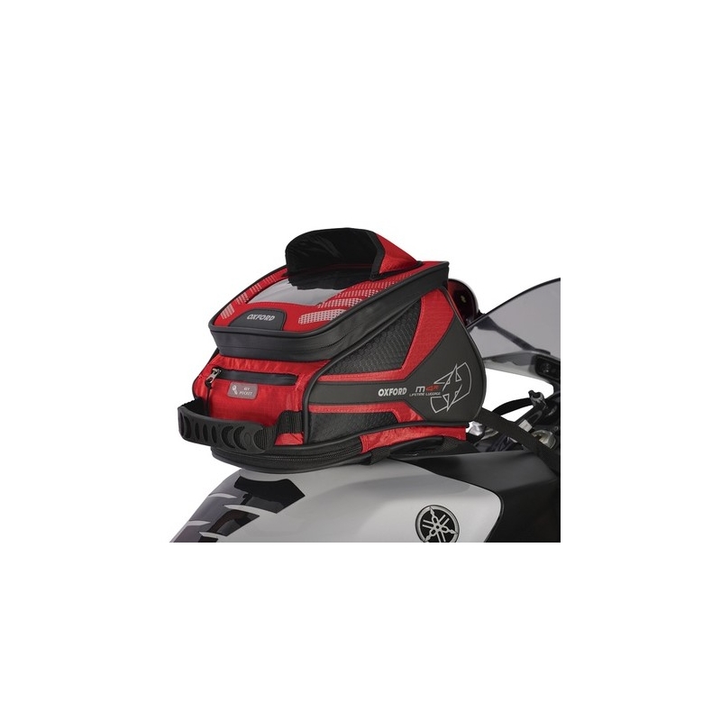 Sacoche et sacoche Oxford M4R Tank 'n' Tailer noir et rouge