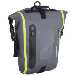 Sacoche pour moto Oxford Aqua M8 noir-gris-jaune fluo