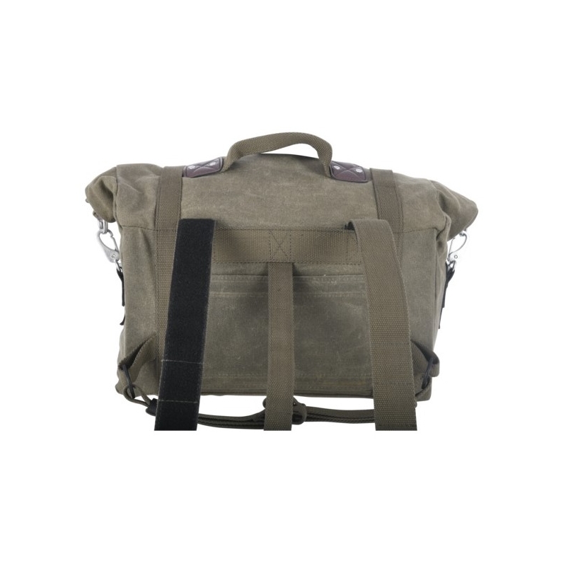 Oxford Heritage vert kaki 40l sacoches latérales pour moto