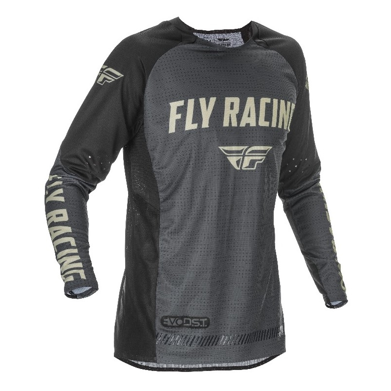 Motokrosový dres FLY Racing Evolution 2021 černo-šedý