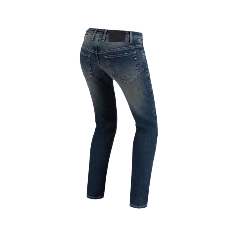 Jeans moto pour femmes PMJ Florida blue soldes